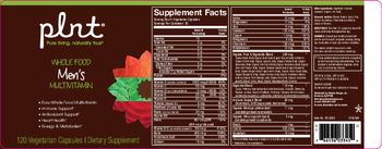 Plnt Whole Food Men's Multivitamin - supplement