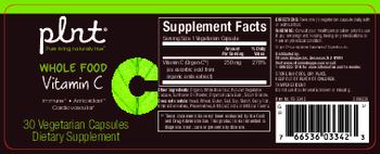 Plnt Whole Food Vitamin C - supplement