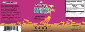 Plum Flower Angelica Dang Gui - herbal supplement