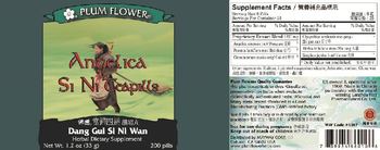 Plum Flower Angelica Si Ni Teapills - herbal supplement