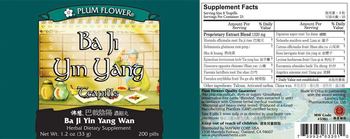 Plum Flower Ba Ji Ying Yang Teapills - herbal supplement