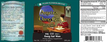 Plum Flower Brand Angelica Dang Gui Teapills - herbal supplement