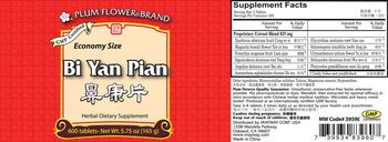 Plum Flower Brand Bi Yan Pian - herbal supplement