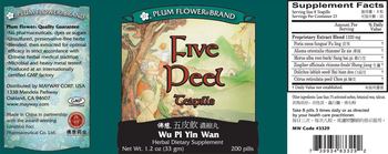 Plum Flower Brand Five Peel Teapills Wu Pi Yin Wan - herbal supplement