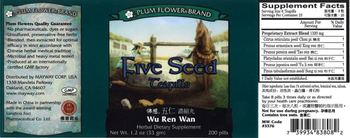 Plum Flower Brand Five Seed Teapills Wu Ren Wan - herbal supplement