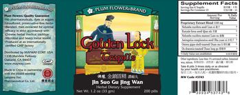 Plum Flower Brand Golden Lock Teapills - herbal supplement