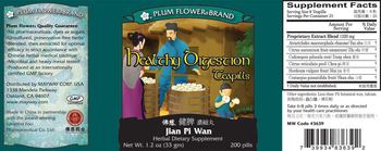 Plum Flower Brand Healthy Digestion Teapills - herbal supplement