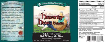 Plum Flower Brand Heavenly Heart Teapills (Bai Zi Yang Xin Wan) - herbal supplement