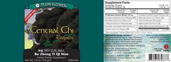 Plum Flower Central Chi Teapills Bu Zhong Yi Qi Qan - herbal supplement