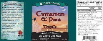 Plum Flower Brand Cinnamon & Poria Teapills Gui Zhi Fu Ling Wan - herbal supplement