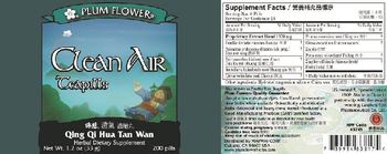 Plum Flower Clean Air Teapills - herbal supplement