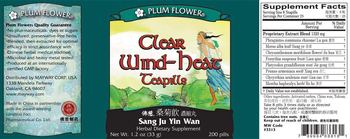 Plum Flower Clear Wind-Heat Teapills (Sang Ju Yin Wan) - herbal supplement