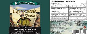 Plum Flower Emperor's Teapills - herbal supplement