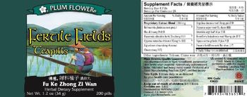 Plum Flower Fertile Fields Teapills - herbal supplement
