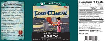 Plum Flower Four Marvel Teapills Si Miao Wan - herbal supplement