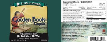 Plum Flower Golden Book Teapills - herbal supplement