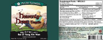 Plum Flower Heavenly Heart Teapills - herbal supplement