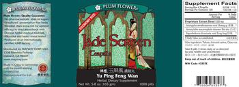 Plum Flower Jade Screen Teapills Yu Ping Feng Wan - herbal supplement