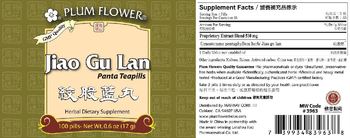 Plum Flower Jiao Gu Lan Panta Teapills - herbal supplement