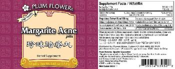 Plum Flower Margarite Acne Pills - herbal supplement