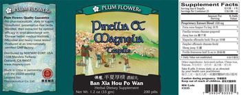 Plum Flower Pinellia & Magnolia Teapills Ban Xia Hou Po Wan - herbal supplement