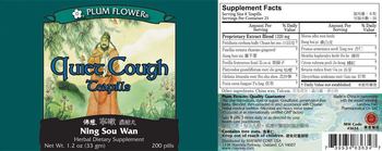 Plum Flower Quiet Cough Teapills (Ning Sou Wan) - herbal supplement