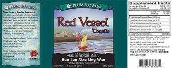 Plum Flower Brand Red Vessel Teapills Huo Luo Xiao Ling Wan - herbal supplement