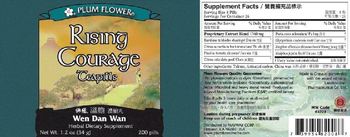 Plum Flower Rising Courage Teapills - herbal supplement