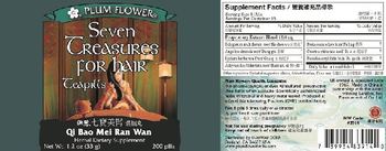 Plum Flower Seven Treasures for Hair Teapills - herbal supplement