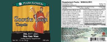 Plum Flower Soothe Liver Teapills - herbal supplement
