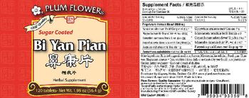 Plum Flower Sugar Coated Bi Yan Pian - herbal supplement