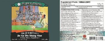 Plum Flower The Great Mender Teapills - herbal supplement