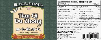 Plum Flower Tian Qi Du Zhong Pills - herbal supplement