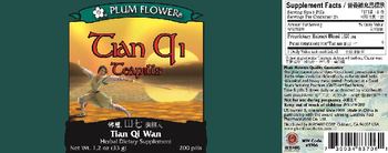 Plum Flower Tian Qi Teapills - herbal supplement