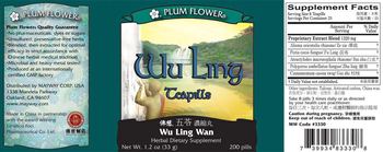 Plum Flower Wu Ling Teapills Wu Ling Wan - herbal supplement