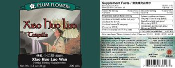 Plum Flower Xiao Huo Luo Teapills - herbal supplement