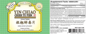 Plum Flower Yin Chiao Chieh Tu Pien - herbal supplement