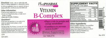 PlusPharma Vitamin B-Complex - supplement