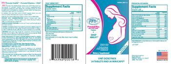 PNV Prenatal Health Prenatal Plus Multivitamin Tablets + DHA Minicaps DHA MiniCaps - supplement