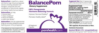 Pomegranate Health BalancePom - supplement