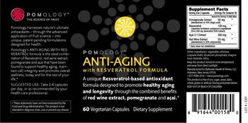 Pomology Anti-Aging With Resveratrol Formula - supplement