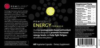 Pomology Energy Formula - supplement