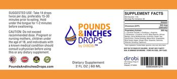 Pounds & Inches Drops By Dirobi Pounds & Inches Drops - supplement