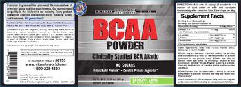 Precision Engineered BCAA Powder Lemon-Lime - supplement