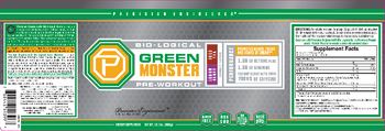 Precision Engineered Bio-Logical Green Monster Lemon Berry Iced Tea - supplement