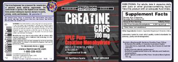 Precision Engineered Creatine Caps 700 mg - 