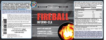 Precision Engineered Fireball Inferno-CLA - supplement