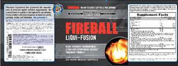 Precision Engineered Fireball Liqui-Fusion - supplement