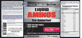 Precision Engineered Liquid Aminos Wild Cherry Flavor - supplement