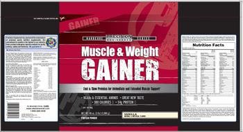 Precision Engineered Muscle & Weight Gainer Vanilla - protein powder